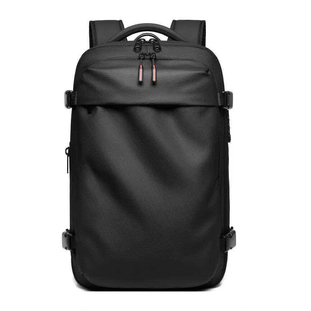 Designer Luxury Men Travel Vacuum Compression Laptop 17 Inch Extended Large Capacity School Backpack Hiking Business Backpack