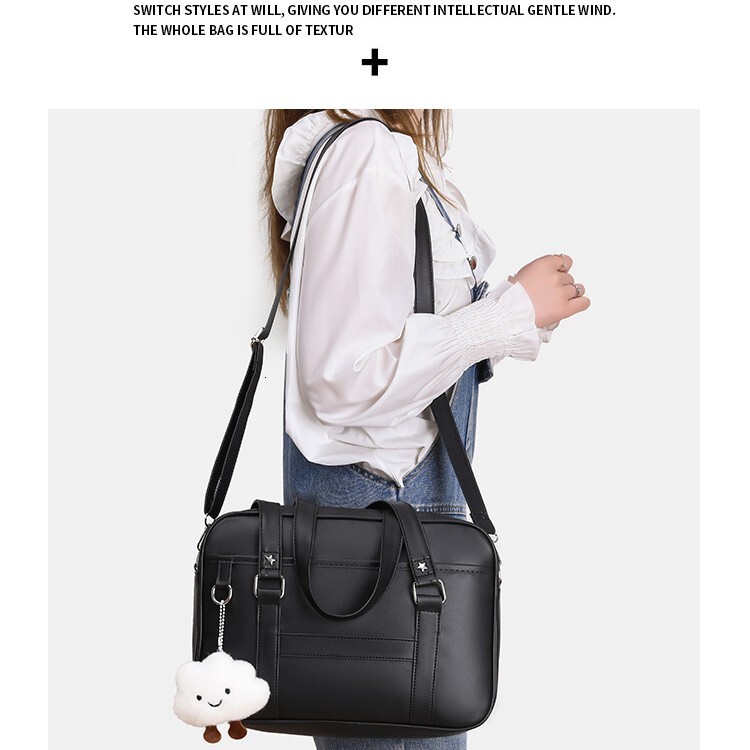 designer Cross-border Japanese Style College Wind JK Uniform Bag Anime Shoulder Bag Women's Crossbody Bag Commuter Bag Simple Handbag