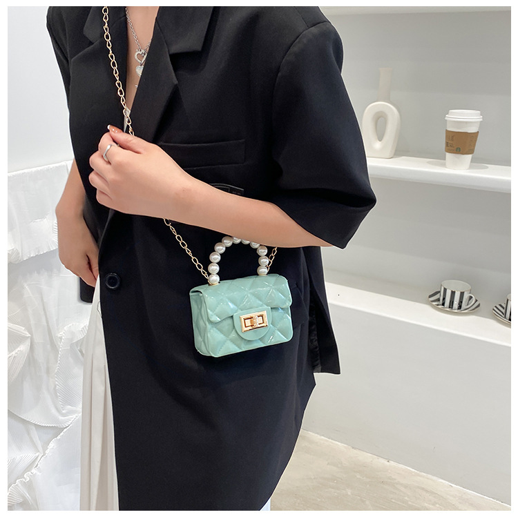 Mini Pearl Handbag For Women Trending New Fashion Free Shipping Stylish Shopping Bag Shoulder And Designer Crossbody Bag Lipstick Storage Bag