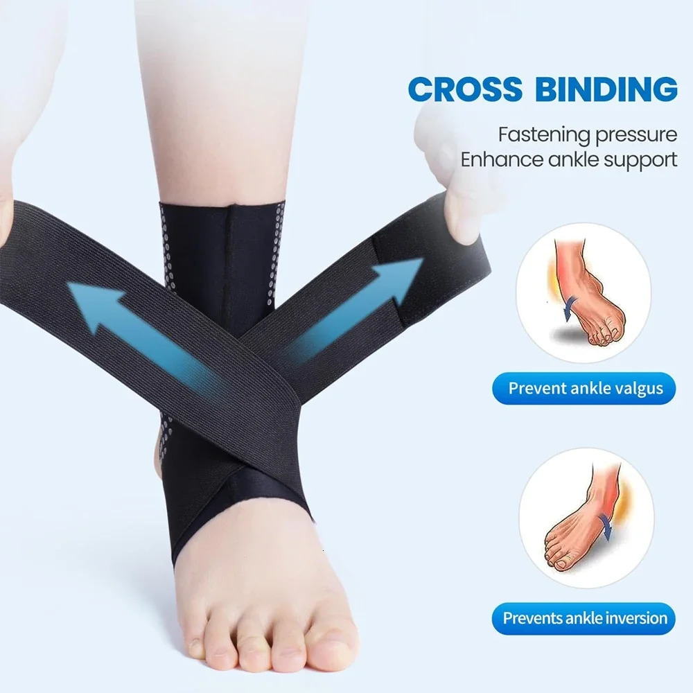 1Pcs Compression Ankle Brace Stabilizing Women Men Achilles Tendonitis Socks Swelling Running Support Sports Joint Pain 250530