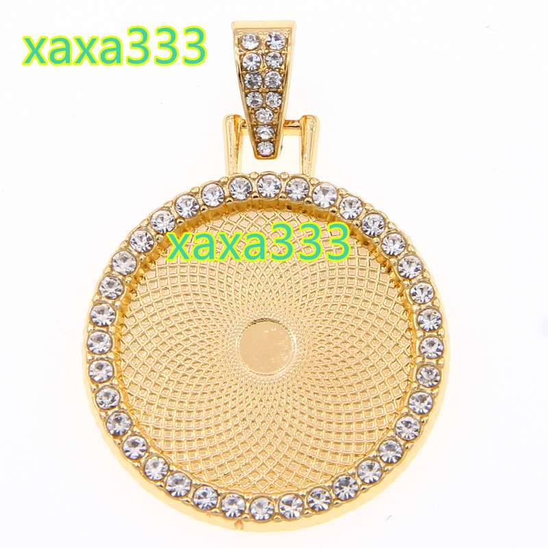 Designer Round Pendants for Bangles Gold Photograph Simple 2021 Hot Sale Design 25mm Handmade Bulk Pendant Tray Flat Back Charms