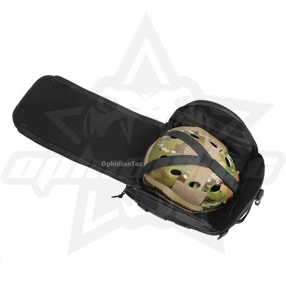 OPHIDIAN Airsoft Fast Cover MICH Helmet Anti-virus Carrier Mask Outdoor Storage Molle Bag Gear