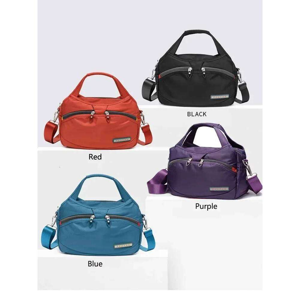 Fouvor Women's Nylon Bag 2025 New Fashion Large Capacity Shoulder Bags Oxford Handbag Ladies Casual Travel Canvas Tote 2587-10