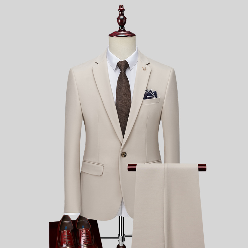 H725Men's business suit three piece suit groom best man suit