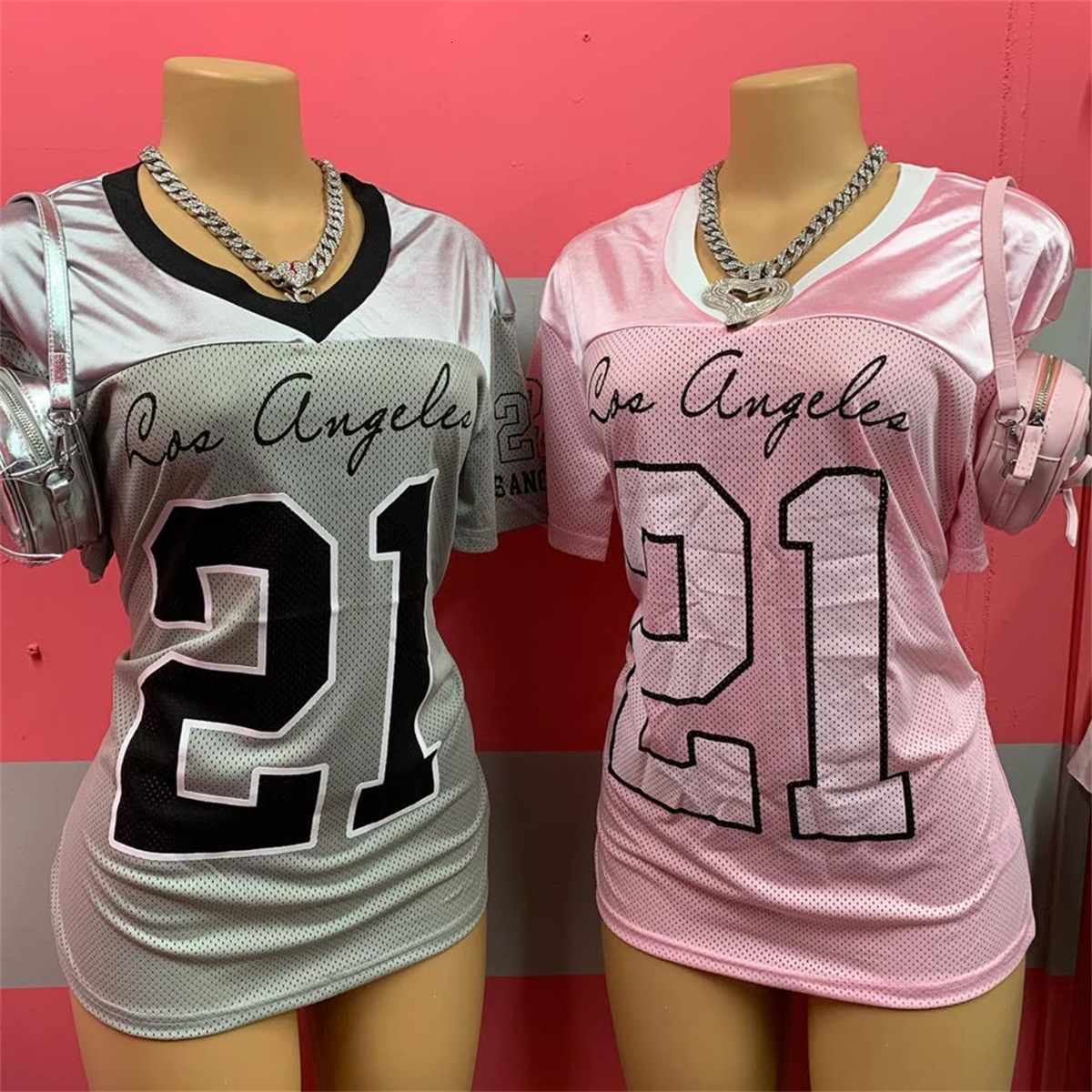 Designer T Shirt New Cross Border Fashion Street Print Color Block Loose Casual Short Sleeve Top V Neck Sports Style T Shirt Women S Clothing Essentia