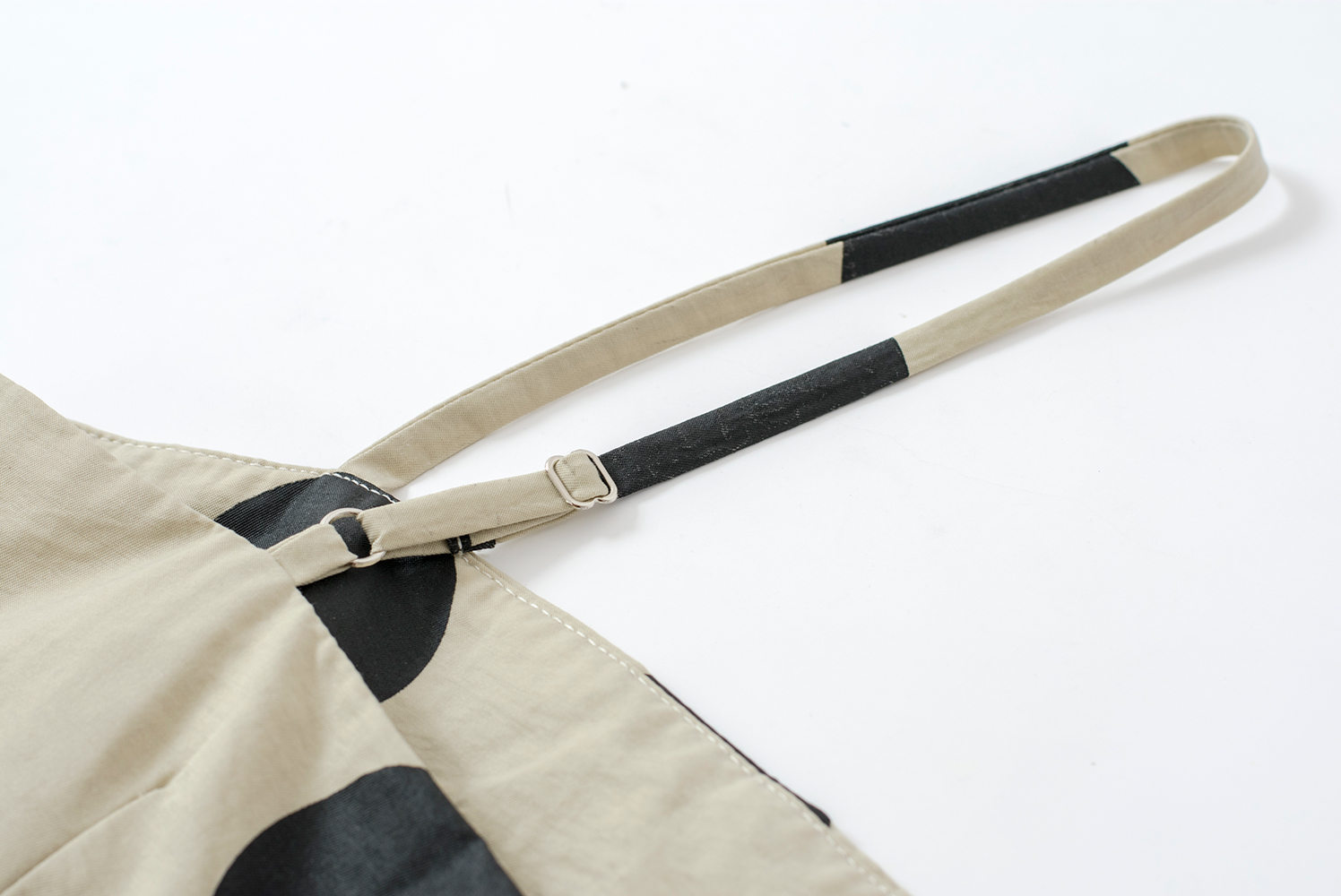 GC100 French retro long knee-length puffy dress