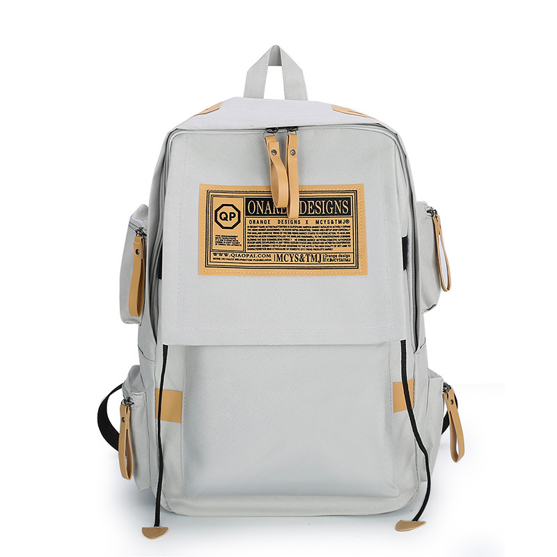 Free Shipping Canvas Backpack Outdoors Designer Bag Large Capacity Travel Laptop Men's Backpack Couple College Style Women's High School Stu