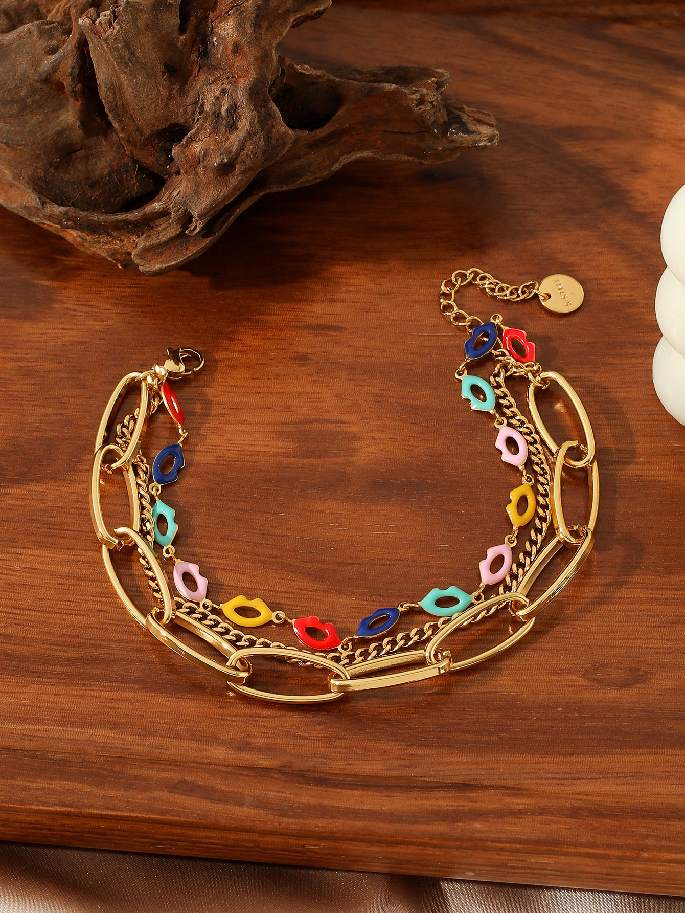 Bohemian Light Style Gold Thread Beaded Ultra-fine Women's Bracelet