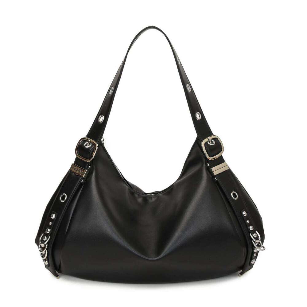 Brand High Quality PU Leather Shoulder Women Solid Vintage Casual Totes Black Elegant Classic Handbags England Female Bags