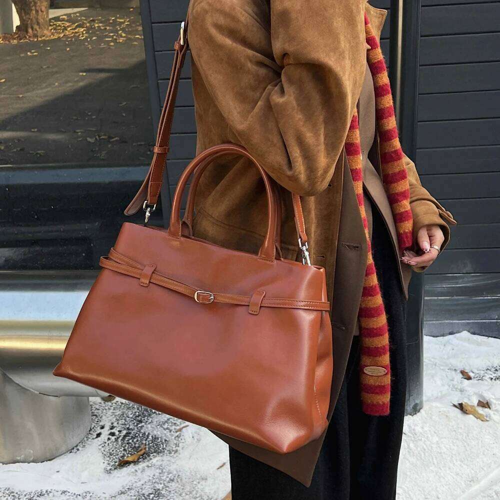 Motingsome Designer for Women High Quality Travel Bags Natural Cowhide Bag Roomy Casual Tote Fashion Lady Purses New