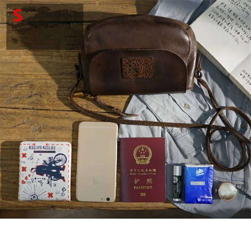 PNDME fashion vintage handmade genuine leather ladies small shoulder casual real cowhide women's daily weekend messenger bag