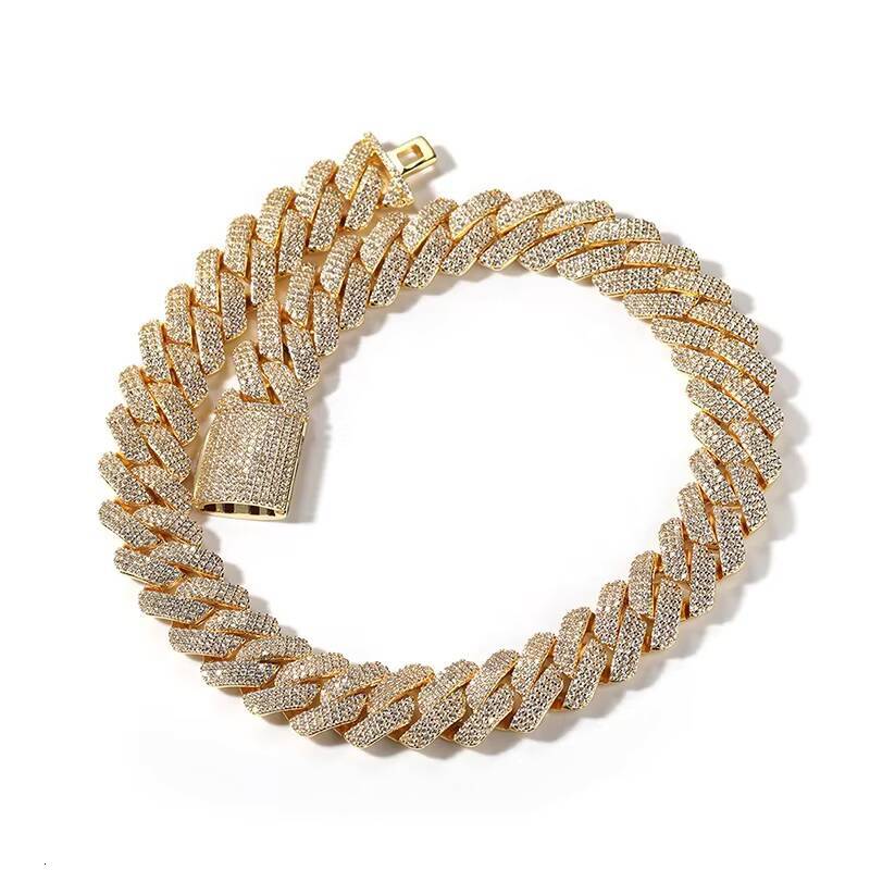 20mm Miami Cuban Name Hip Hop Jewelry Chain Men's Necklace