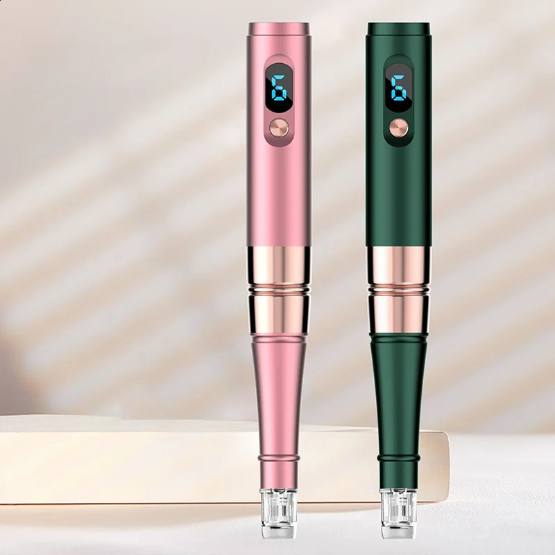 S02 Nano Microcrystal Pen Beauty Skin Care Tool Massage Instrument - With 2 Disposable Replacement Heads 250523