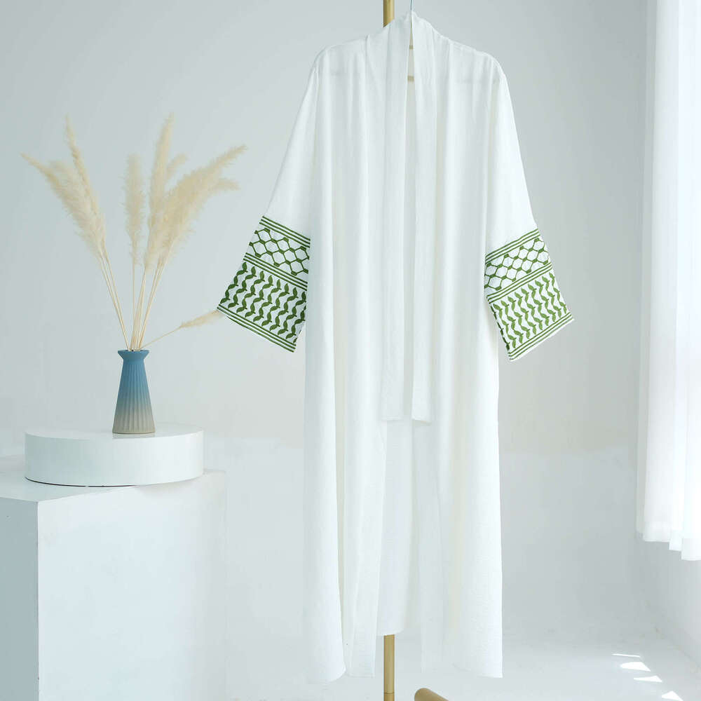 Loriya2025 Middle East Turkey Dubai exquisite embroidery tassel cardigan gown 2025 new style chic elegant clothing