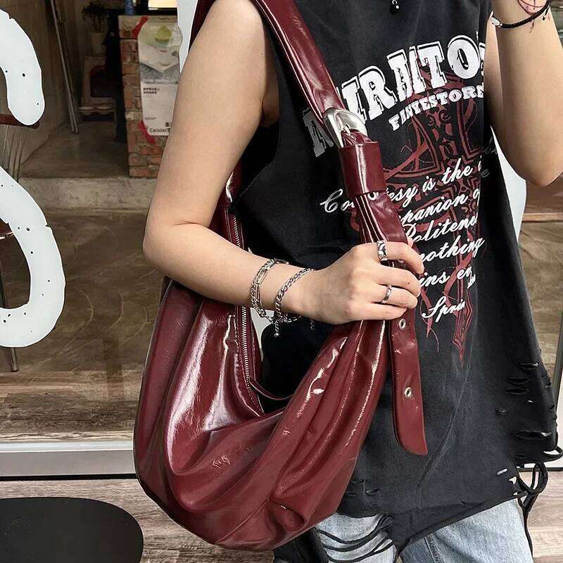 Designer Bag Designer Bag Designer Bag Soft PU Leather Shoulder Half Moon Cloud Tote For Large Capacity Crossbody Bags Wide Strap Hobo Women Bag