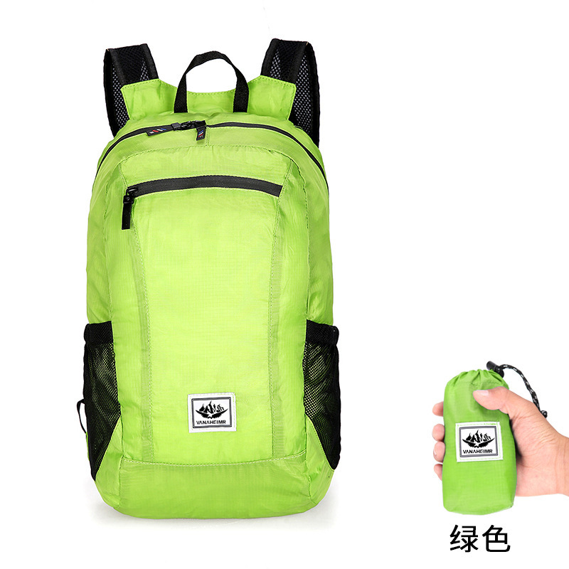 Free Shipping Selected Source Outdoors Folding Bag Colorful Outdoor Backpack Large Capacity Designer Bag Lightweight Printed Logo Travel Sports Backpa