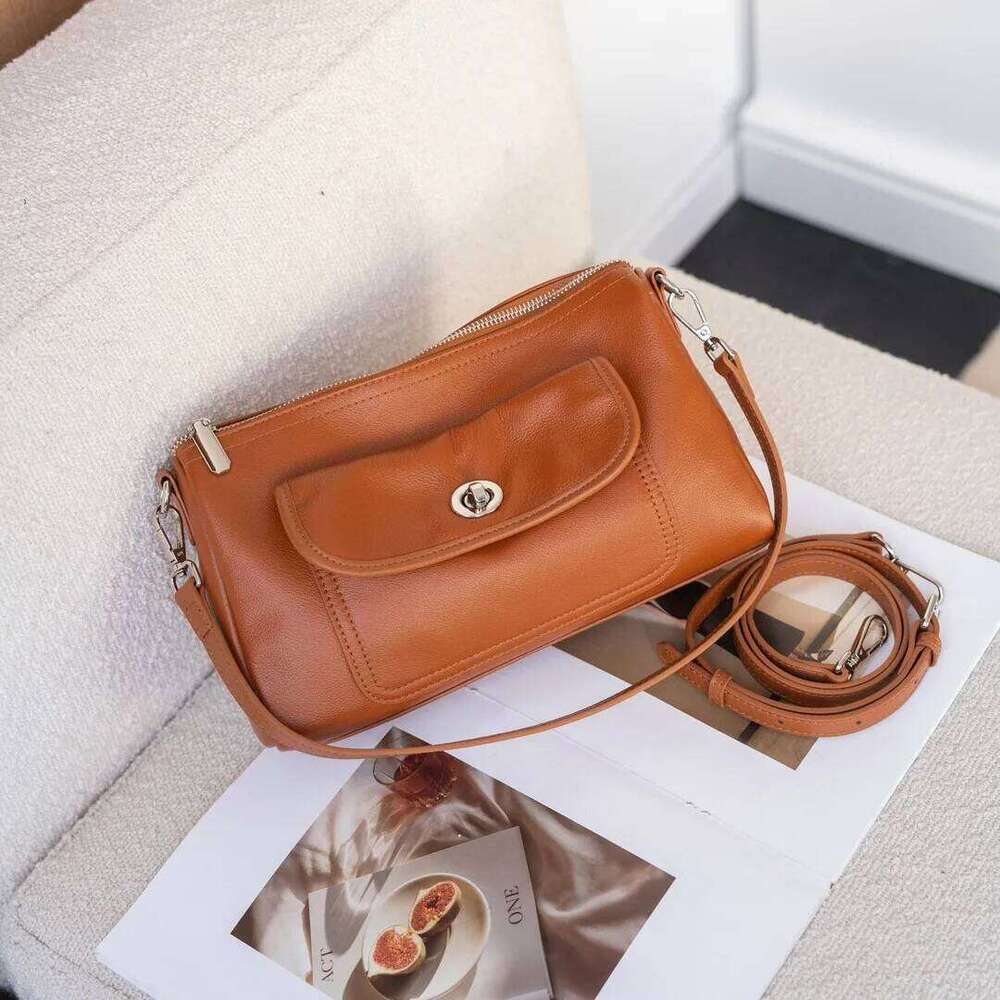 Casual Genuine Bag Women Real Cow Leather Handbag Fashion Ladies Tote or Shoulder Bags