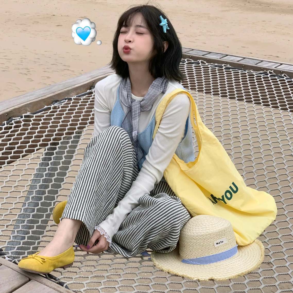 designer Summer Commuter Macaron Color Single Shoulder Bag for Women 2025 New Thin Lightweight Tote Canvas Bag Shopping Bag