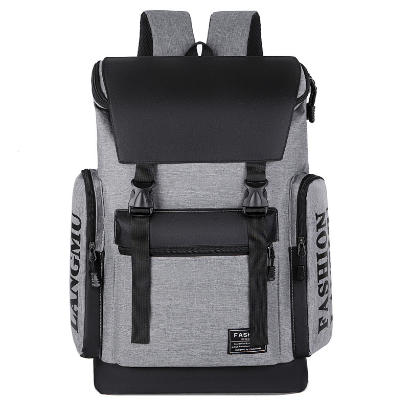 Free Shipping Large Capacity Designer Backpack Men's Backpack Leisure Travel Bag Computer Bag Student Trendy Backpack Outdoor Sports Bag