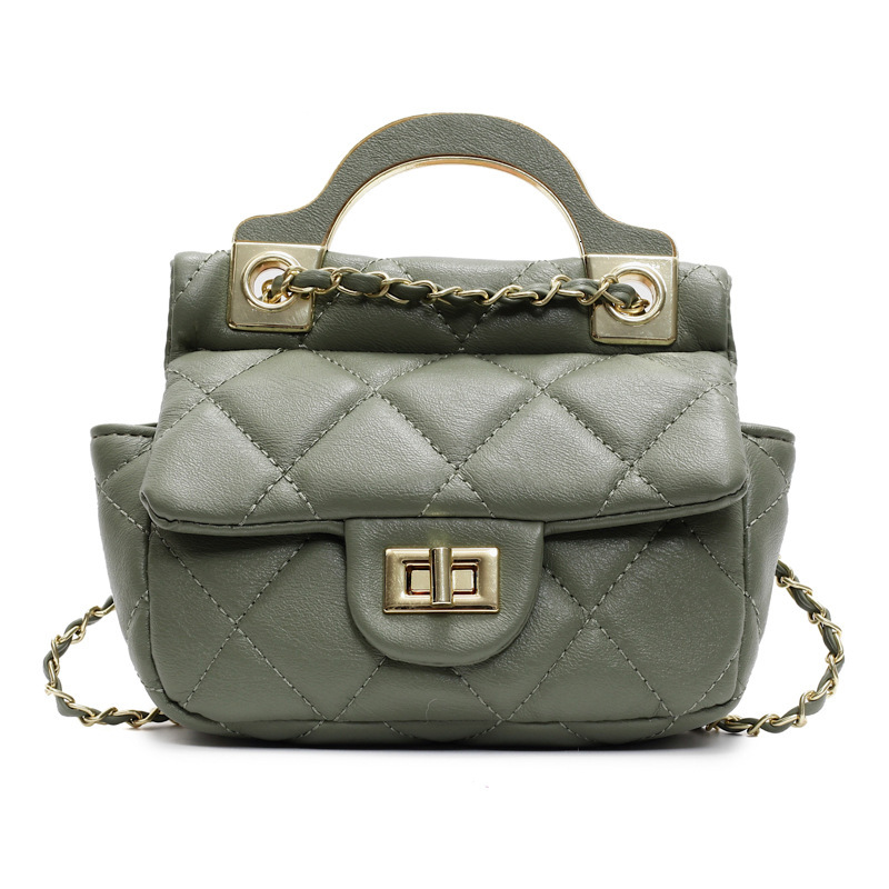 Free shipping designer bag Popular handbag women 2024 new Korean version fashionable diamond grid chain shoulder crossbody bag for women's handhe