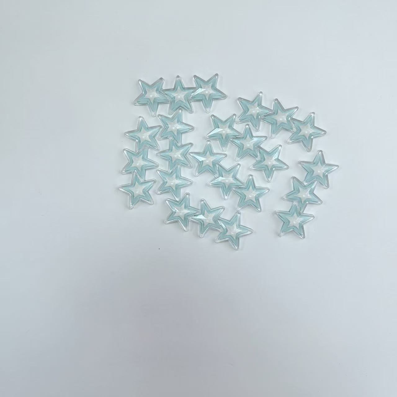 Cute star pentagram cell phone case headset charger protective cover resin accessories