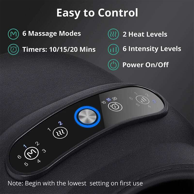 Wireless Electric Hand Air Compression Hot Compress Palm Acupoint Massager Finger Arthritis Numbness Muscle Relaxation
