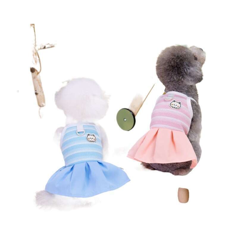 Dog Clothes Breathable Teddy Bichon Small Dogs Outdoor Pet Short Sleeve Vest Spring Summer Thin Style designer bag