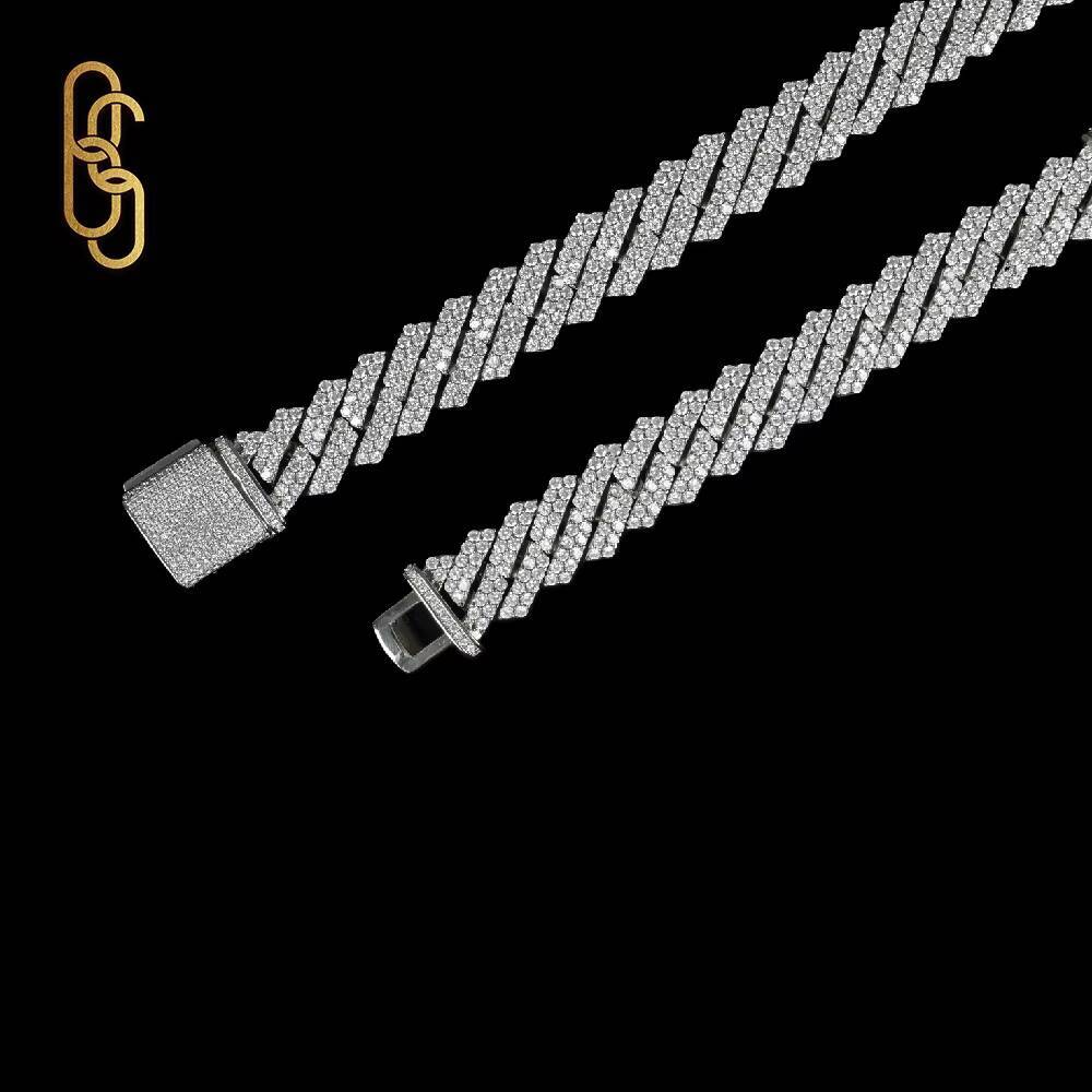 Hip Hop Style 16MM Miami New Design Charm 10K 14K Solid Gold Cuban k Chain Fine Jewelry for Decor