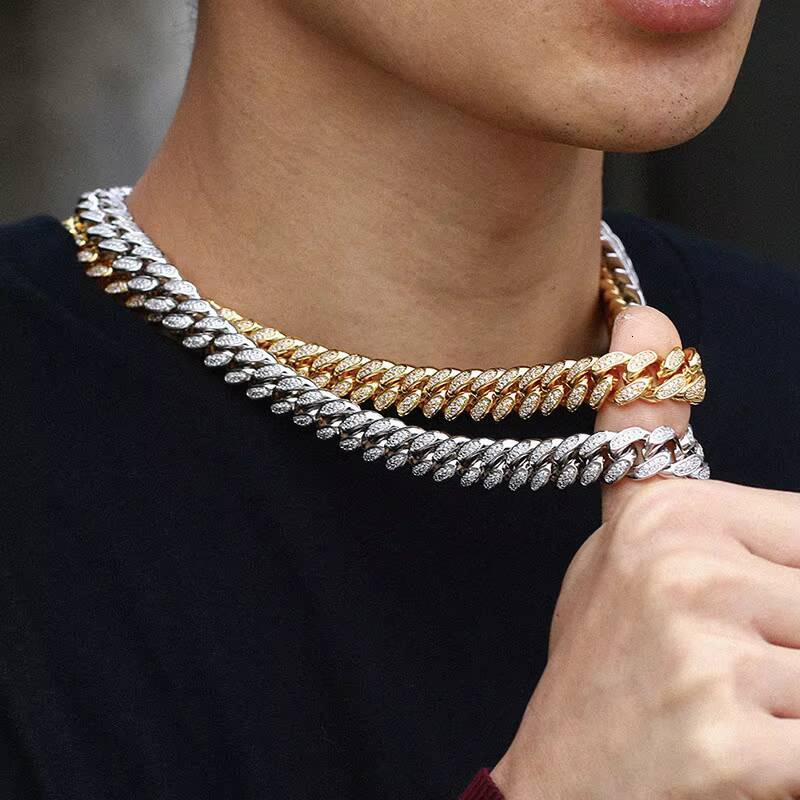 Ma Yinfang Jewelry Pure Sier Hip Hop Cuban Chain Silber