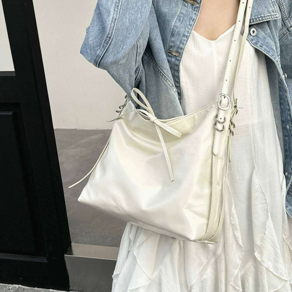 Moingsome Frist Layer Cowhide Women Handbag Soft Leather Hobos Bag Crossbody Shoulder Messenger Satchel 2025 250514