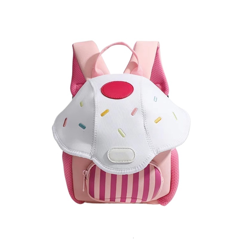 designer Niche Design Cute Outdoor Travel Backpack TikTok Super Popular New Mushroom Backpack for Men, Women, and Children Small School Bag