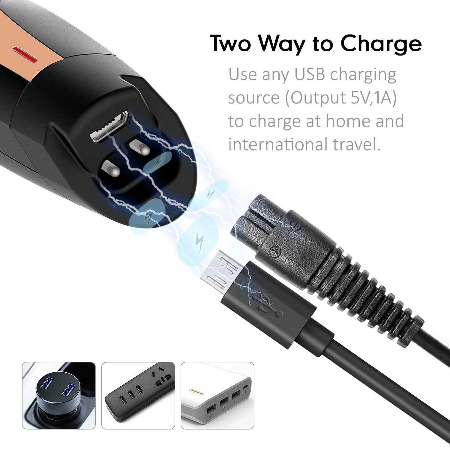 Lanmoda Electric Hair Trimmer 0mm Zero Gapped Carving Clipper Detailer Barber Professional Cordless Finish Hair Cutting Machine S2562