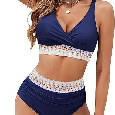 Outdoor Summer Beach Sexy Women Free Shipping 2025 New Designer Shoes 2025 New Split Swimsuit For Women, Sexy, High Waist, Belly Covering, Slimming Ef
