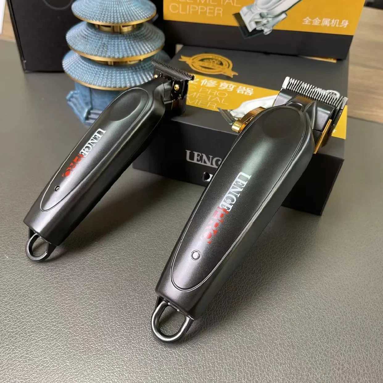 LENCE PRO Hair Clippers Barber Professional All-Metal Hair Cutting Machine Electric Clipper 7200RPM Brushless Motor Hair Trimmer S2562