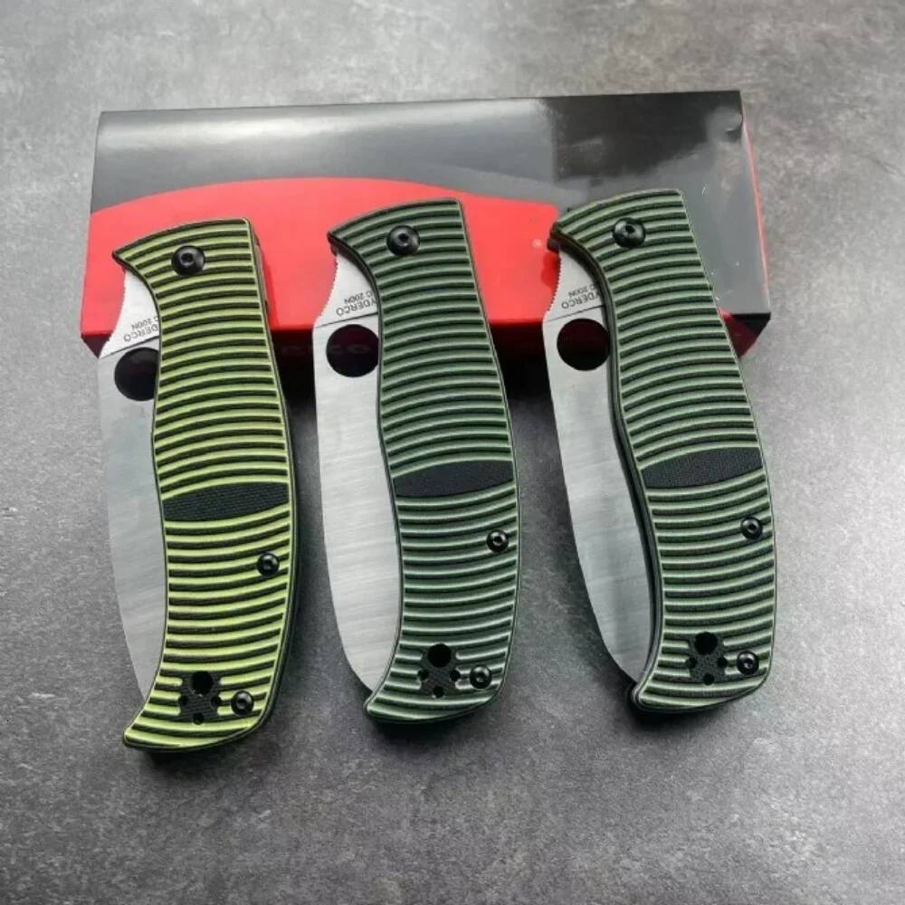 High Hardness SP C217 Kitchen Folding 8cr18mov Blade G10 Handle Stainless Steel Meat Cutter Sharp Fruit Paring Knife