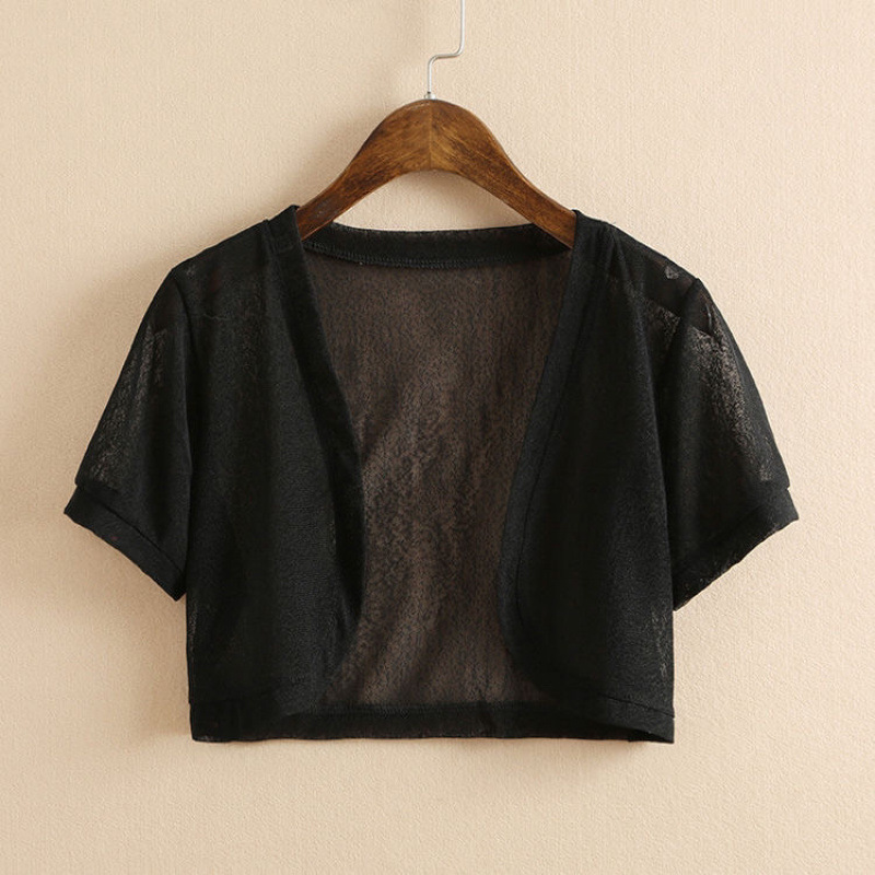 K902 Summer cardigan small shawl women summer chiffon sun protection clothing air conditioning shirt thin small waistcoat large size versatile short o