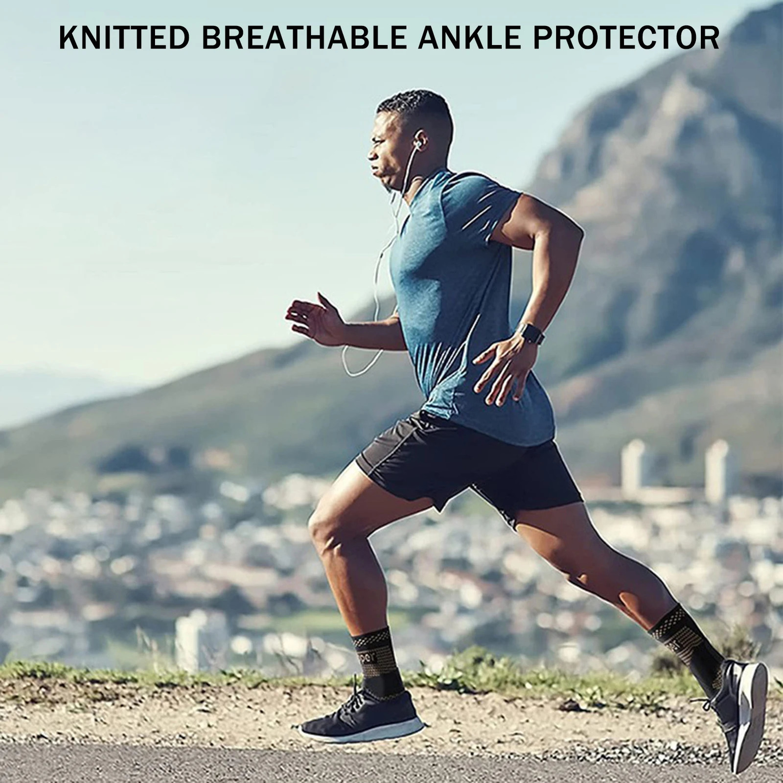 Ankle Brace Support Wrap Fitness Exercise Foot Joint Protector Suitable For Basketball Soccer Outdoor Sports Accessories 250530