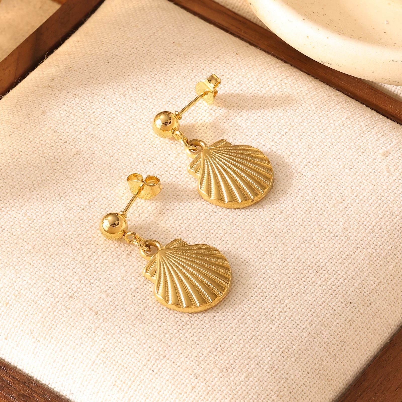 Jewelry Accessories Stainless Steel Ocean Series Charms Mermaid Shell Starfish Bracelet Necklace Pendant