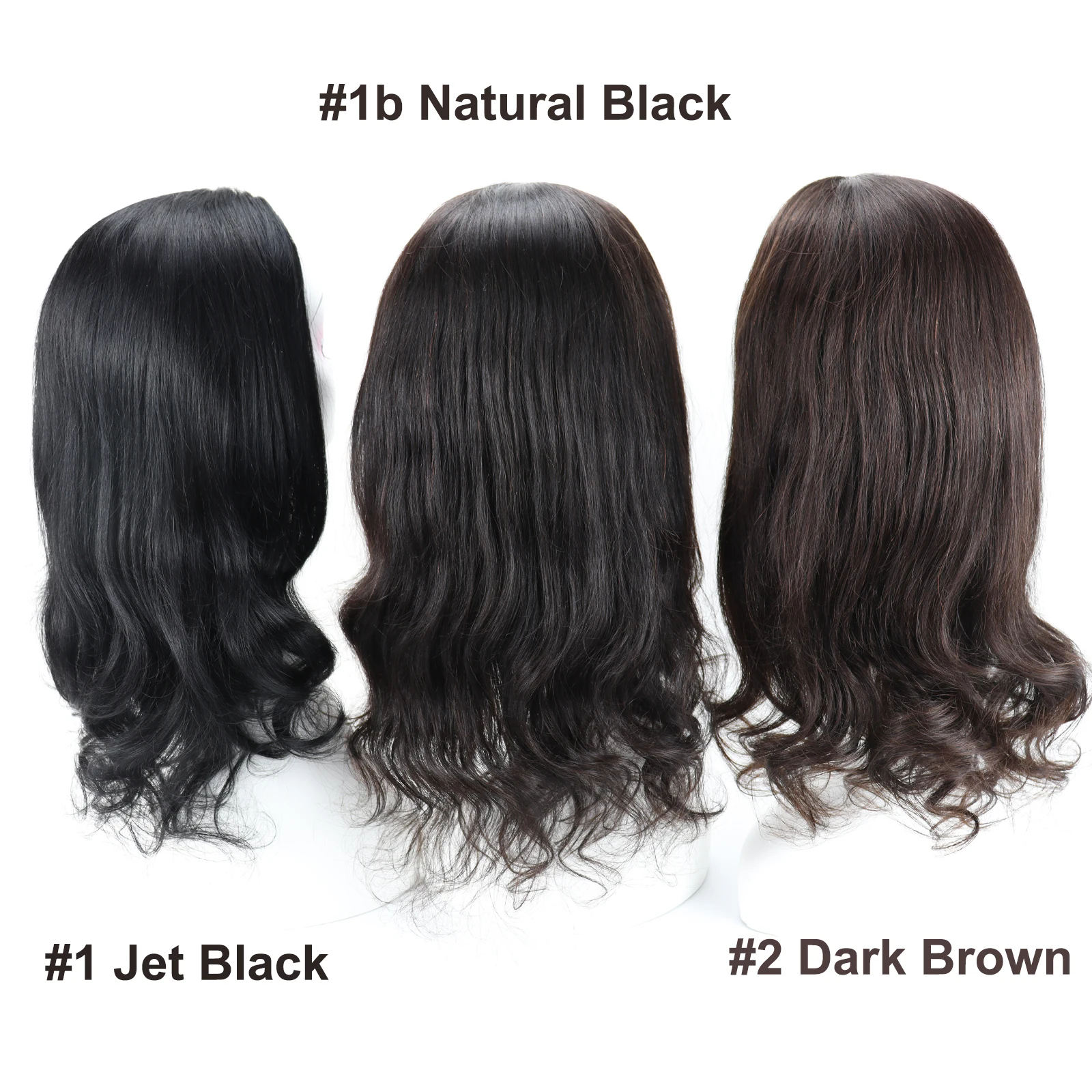 Remy Human Hair Half Wig for Women Body curl Glueless Full Machine Wig 3/4 Wig Peruvian Hair Natural Black wavy