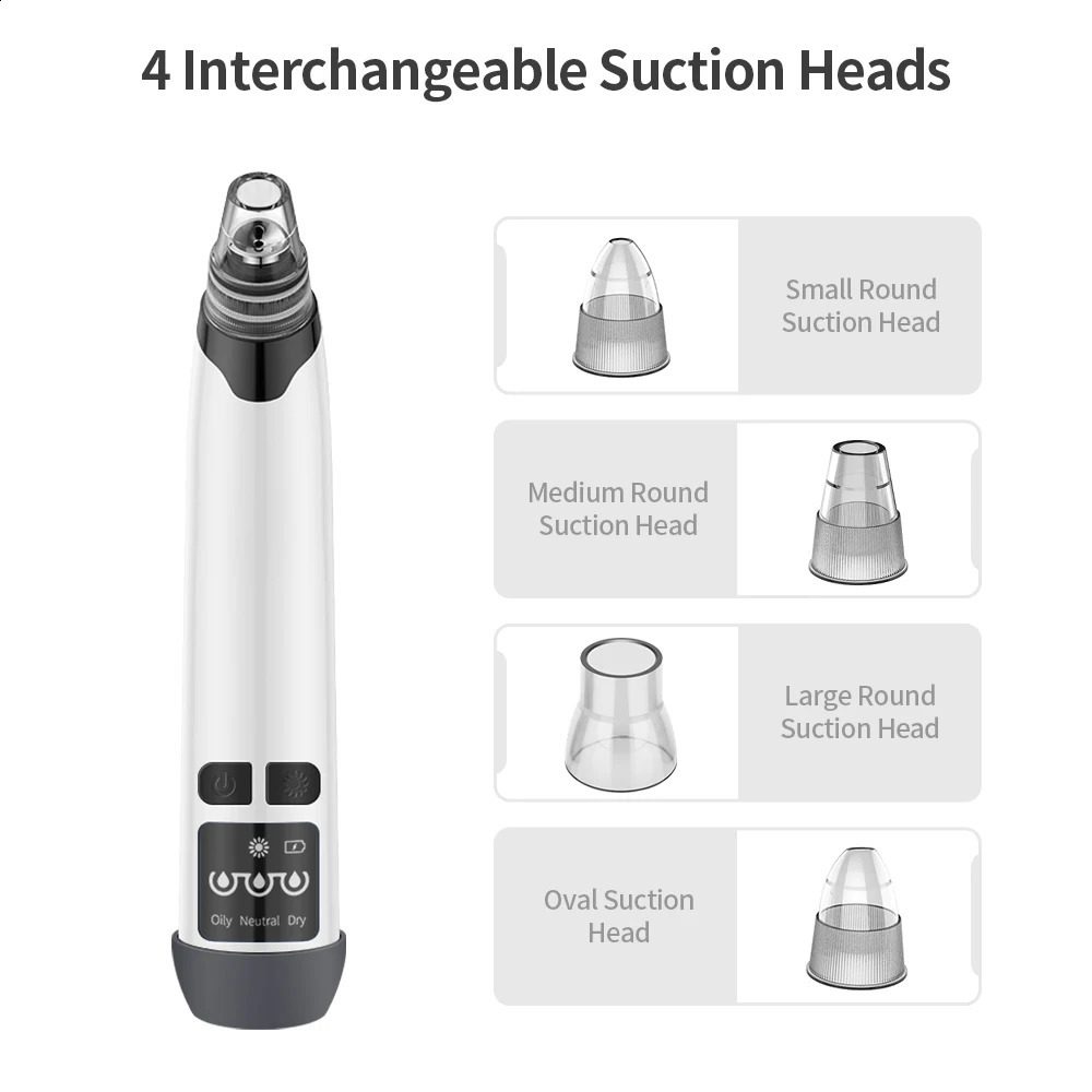 Compress Blackhead r Vacuum Suction Pore Cleaner Electric Nose Face Deep Cleansing Skin Care Device Birthday Gift 250523
