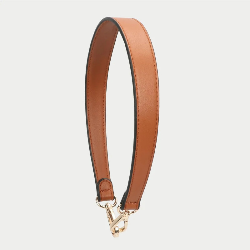 36/49cm Genuine Leather Bag Strap Golden Buckle Replacement Accessories For Handbags Fashion Shoulder Bag Strap Purse Strap 250530
