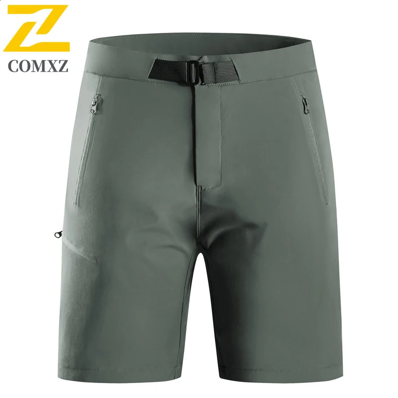 Outdoor Fishing Shorts Mens Summer 2025 Gym Ice Silk Quick-drying Sports Shorts Casual Elastic Cycling Fitness Sportswear 250530
