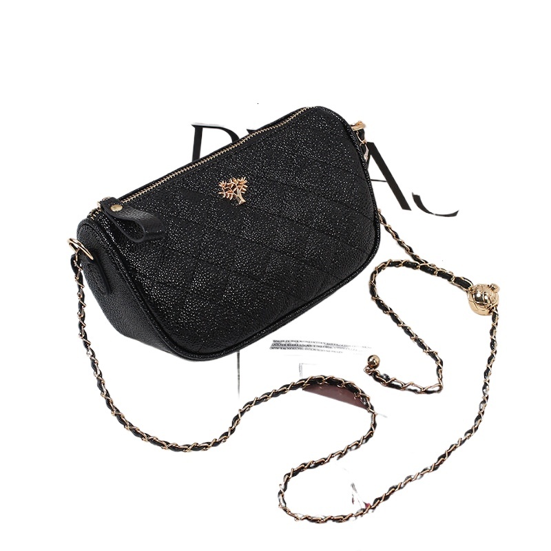 designer Caviar Small Square Bag Niche Women's Bag 2025 New Trendy Fashion High-end Sense Stylish Chain Shoulder Crossbody Bag
