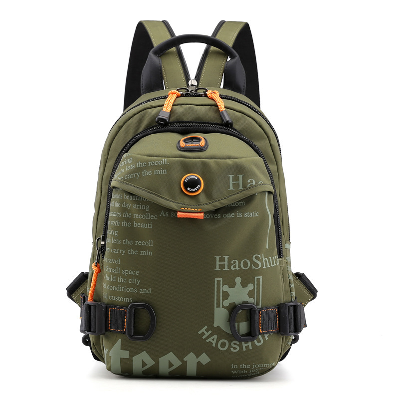 Free Shipping Factory Direct Sale New Outdoor Men's Chest Bag Multifunctional Fashionable Backpack Waterproof Nylon Outdoors Fabric Single Design