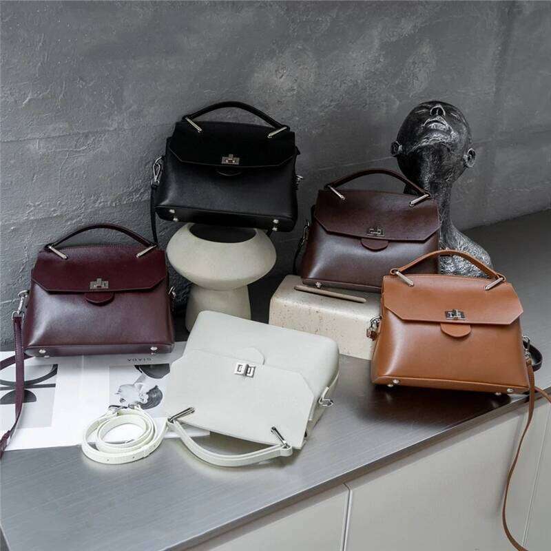 Hifashion Cowhide Genuine Leather Tote Handbags For Women 2025 Trend Designer Satchel Purses Work Ladies Shoulder Crossbody Bags