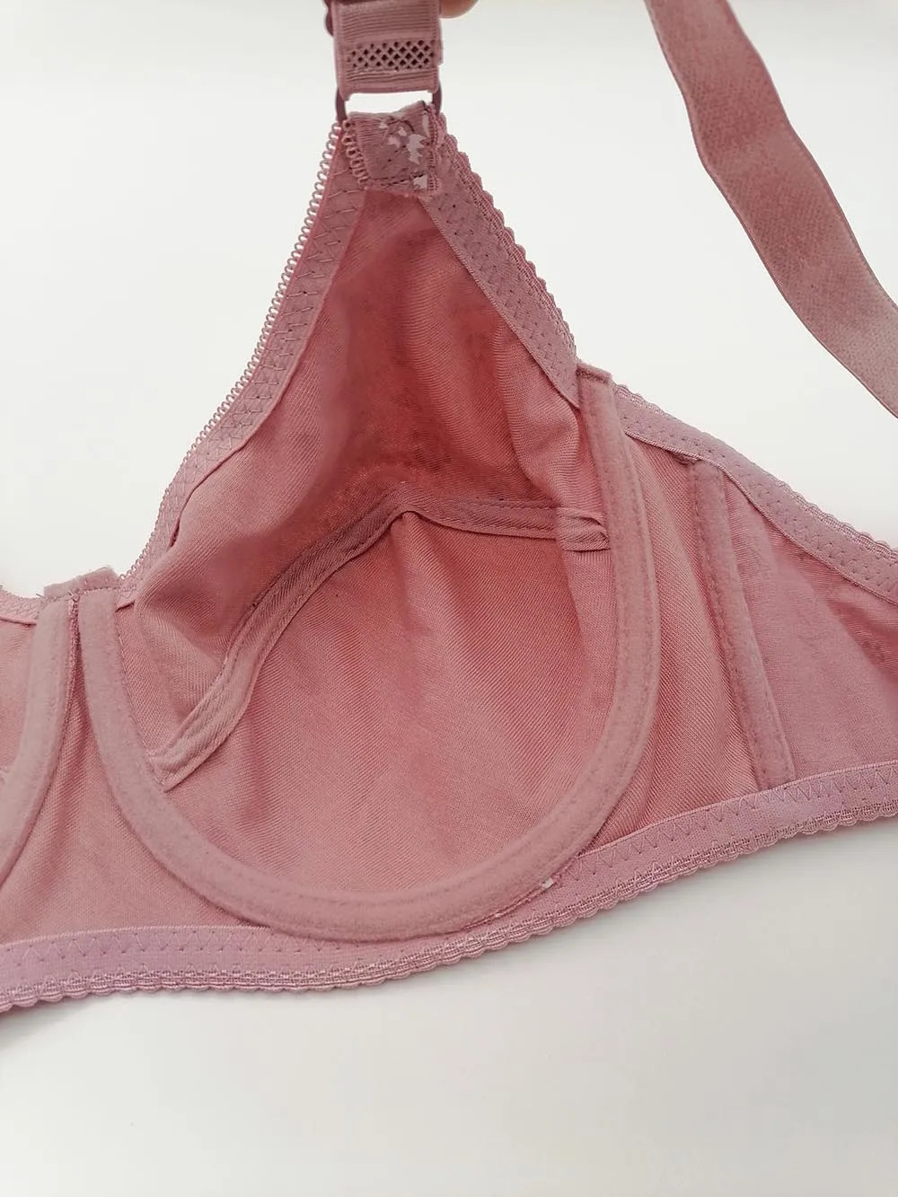 Printing Comfy Cotton Bras For Women Push Up Underwired Bra With Hoop Full Cup Sexy Plus Size 115E 110E 105E 100E 95E 90E85D C19 250530