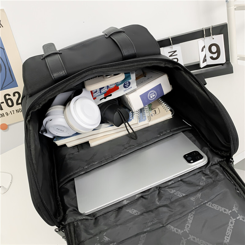 Free Shipping, Trendy Brand Backpacks Men's Fashionable Student Schoolbags Women's College Student Casual Large-capacity Travel Backpacks Ou