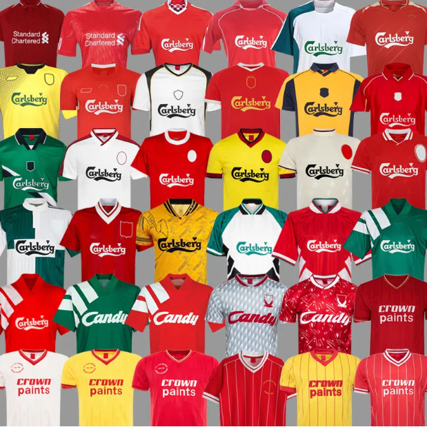 85 86 DALGLISH RUDDOCK RETRO Soccer Jerseys 93 97 FOWLER REDKNAPP WRIGHT McMANAMAN 04 05 08 09 10 GERRARD TORRES MASCHERANO Football Shirt