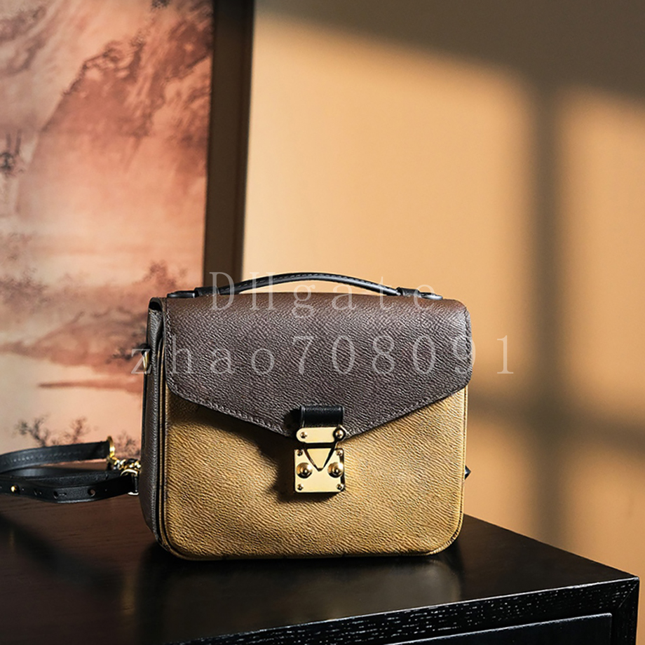 Diamond quality Genuine Leather Backpack Designer Handbag 20CM Luxury Chain Bag With box LP07A1