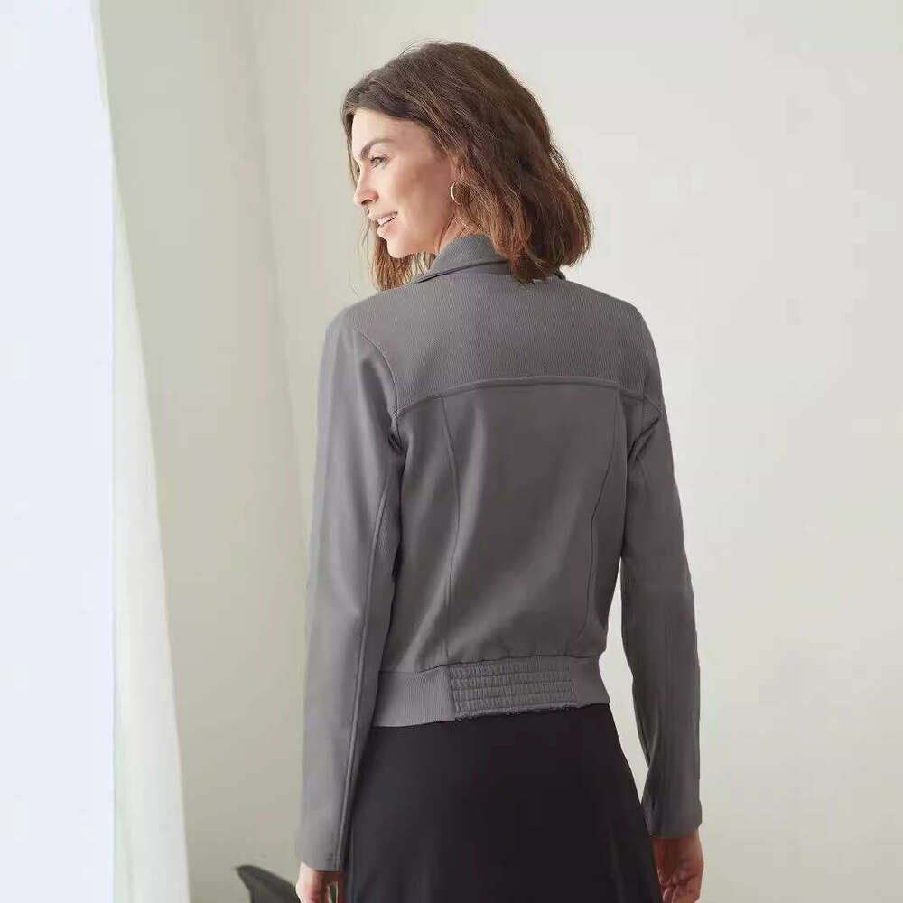 Trendy Street Style Fashion Design Pocket Zipper Hoodie Short Long Sleeve Jacket Top